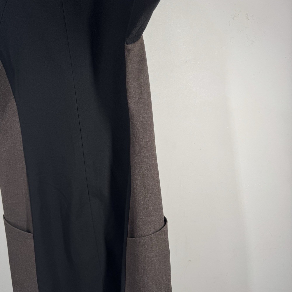 ETCETERA Mod Shift Dress Womens Sz 10 Sretch Blend Color Block Lined Career - Picture 16 of 16